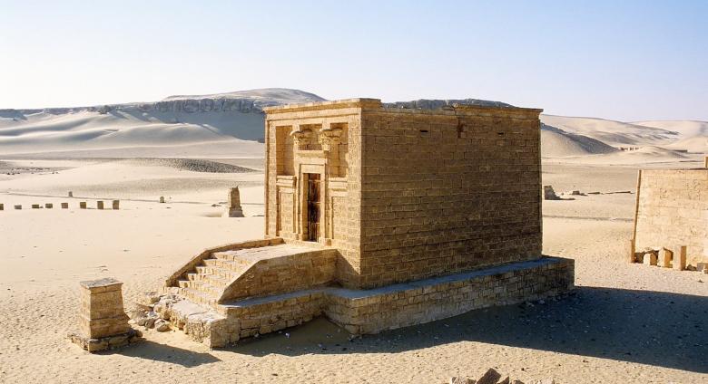 Tomb of Ptolemaios (south and east sides), Tuna el-Gebel, Egypt, 2004. License