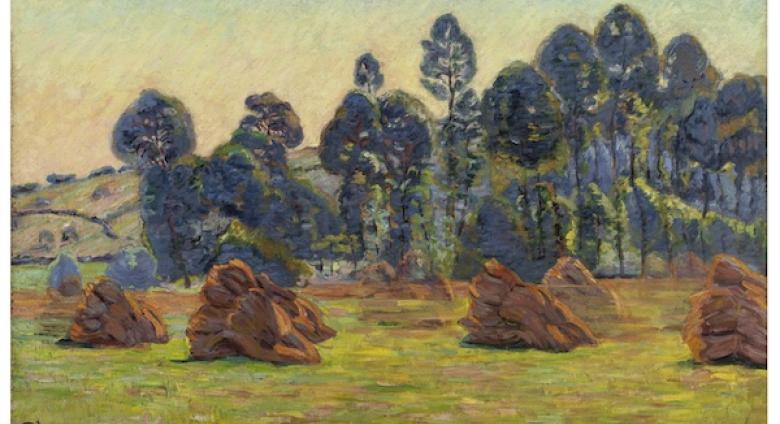 Armand Guillaumin (French,1841–1927). Breuillet, 1890, oil on canvas. The Smith-Naifeh Collection.