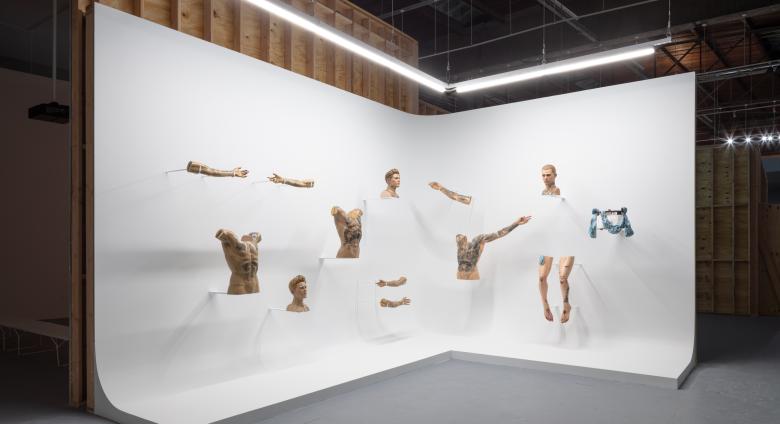 Installation view of "Incarnador" series