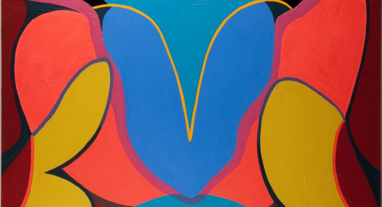 Diane Novetsky, Goin’ Fishin’, 2020. Acrylic on canvas. 60 x 54 inches.