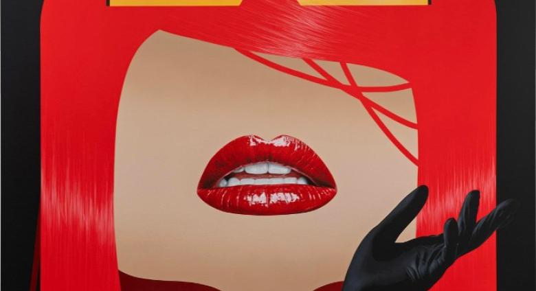 Oli Epp, Aspirin, 2023. Oil and acrylic on canvas. 78 3/4 × 70 7/8 inches (200 × 180 cm). Courtesy the artist and Semiose, Paris 