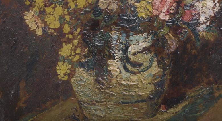 With Van Gogh's iconic 'Sunflowers' back on the wall at the National Gallery, Kristina Mandy gives us an insight into the conservation treatment for a painting by one of his major influences, the artist Adolphe Monticelli.