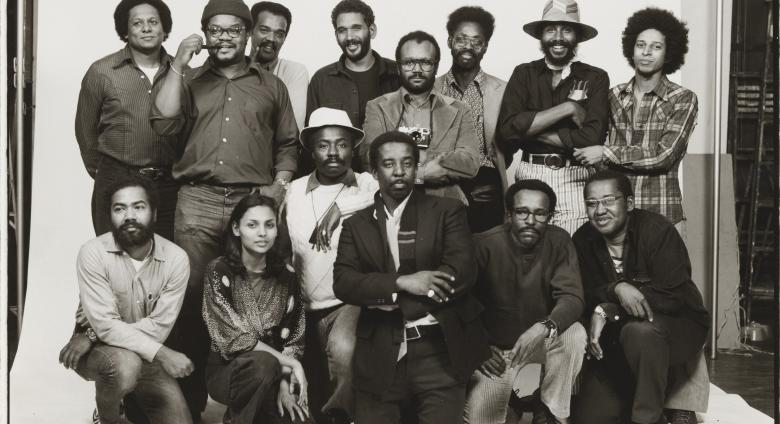 Anthony Barboza photograph of a group of people