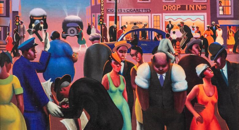 Archibald J. Motley, Jr. (American, 1891–1981), Black Belt, 1934. Oil on canvas 