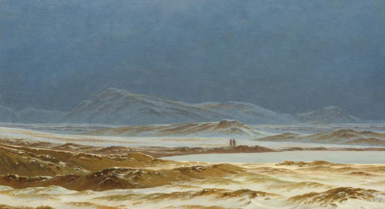 Caspar David Friedrich, Northern Landscape, Spring, c. 1825. License