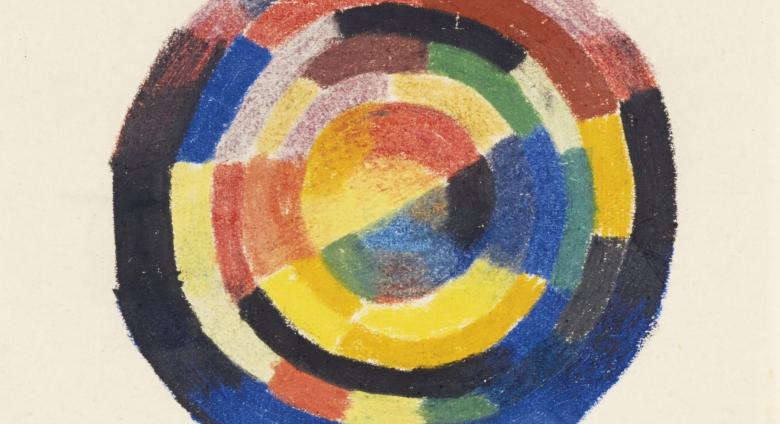 A. Macke, 1887-1914 (Germany), Colour wheel. Pastel on paper. License
