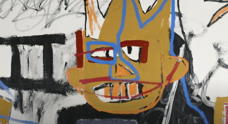Detail of Jean-Michel Basquiat