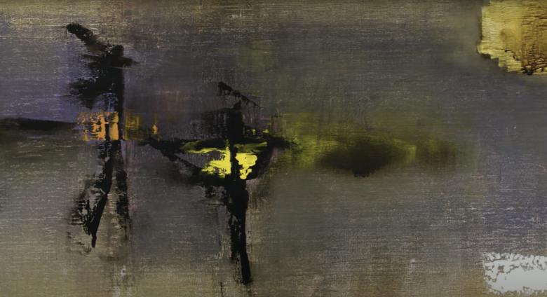detail Gaitonde’s "Painting, 4" 