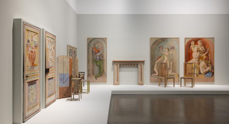 Installation view, Vanessa Bell: A World of Form and Colour.