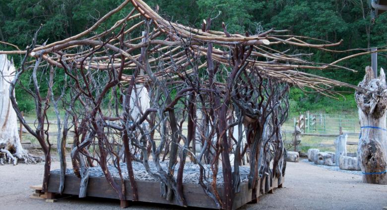 Mineo Mizuno, Tea House, 2019, Fort Mountain Ranch, California, courtesy of the artist, © Mineo Mizuno