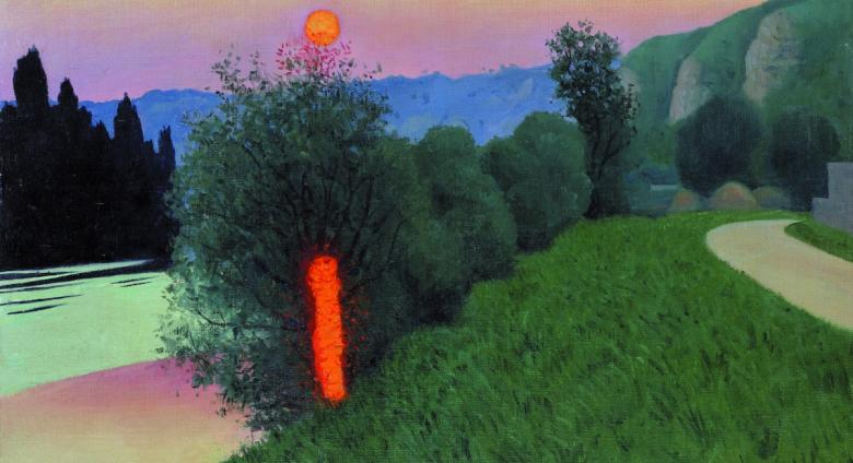 Félix Vallotton, Soir aux Andelys, 1924