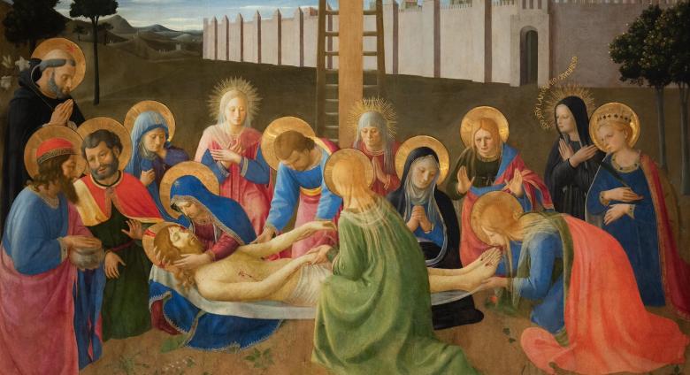 Fra Angelico — Lamentation over dead Christ 1440Fra Angelico — Lamentation over dead Christ 1440