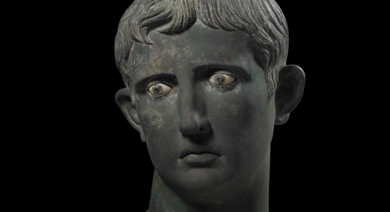 Head of Augustus Sculpture
