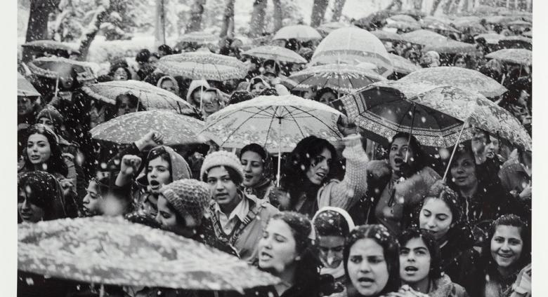 Hengameh Golestan, Untitled, from the series Witness 1979, March 11, 1979. Ink-jet print.