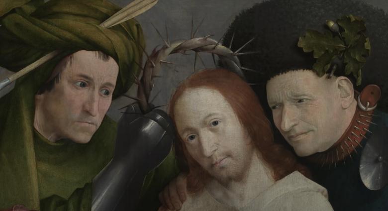 detail Hieronymus Bosch Christ Mocked
