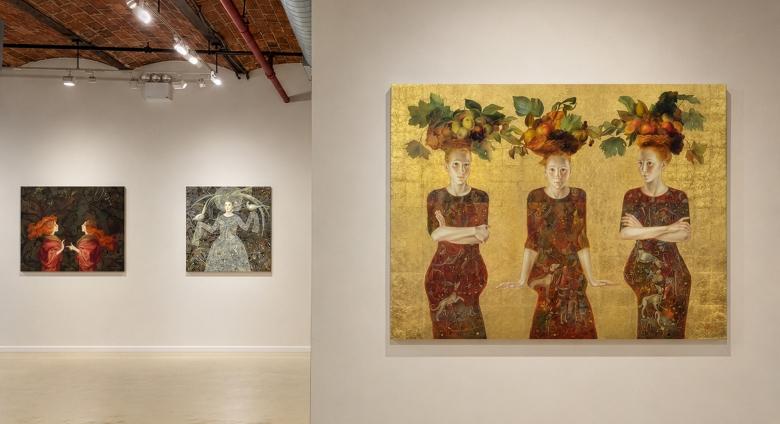 The Garden of Invisible Birds, by Igor and Marina, installation view. 