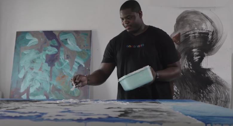 Christie's Studio Visit with Artist Khari Turner