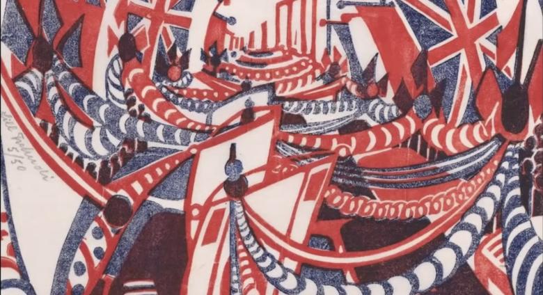 lill tschudi street decoration detail of modern print