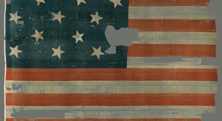 Mary Pickersgill, Star-Spangled Banner, early 19th century. National Museum of American History, Washington D.C.