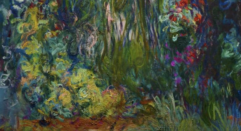 Monet painting detail