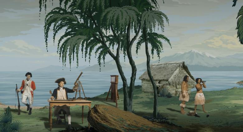 Lisa Reihana, detail in Pursuit of Venus [infected], 2015–17