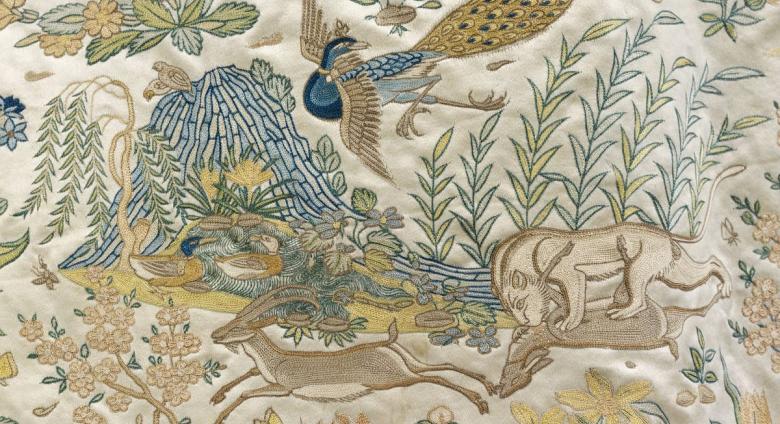 Riding Coat (detail). Mughal, c.1620-5