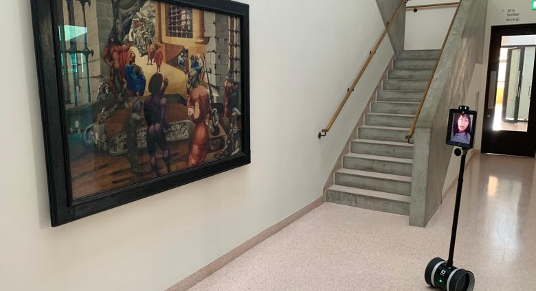 The Double robot with Edward Burra's War in the Sun, 1938