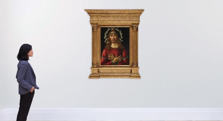 Sandro Botticelli, The Man of Sorrows. Sold: $45,419,700.