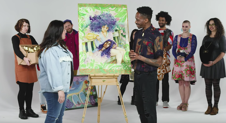 People trying to match art to the artist