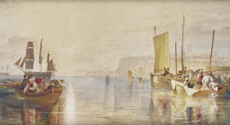 Sun-rise. Whiting Fishing at Margate