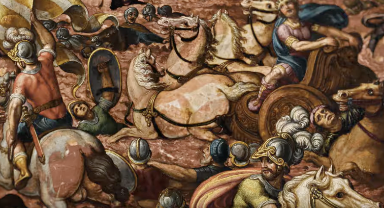 detail of Antonio Tempesta’s The Egyptians Drowning in the Red Sea