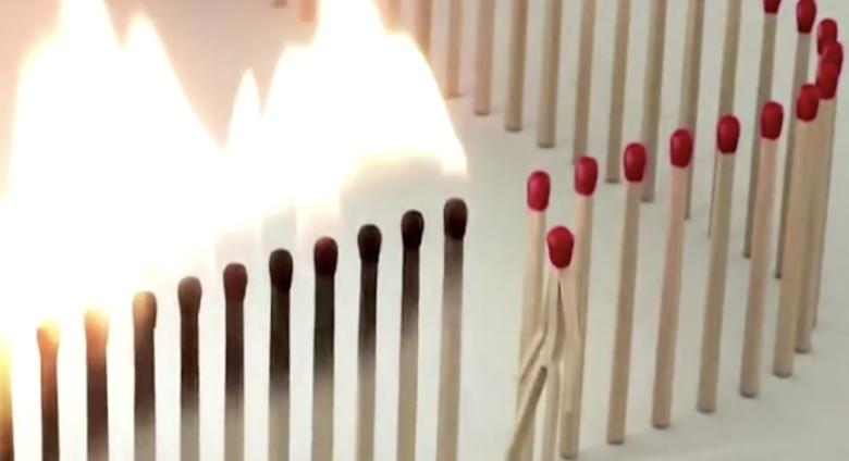 social distancing visual art metaphor