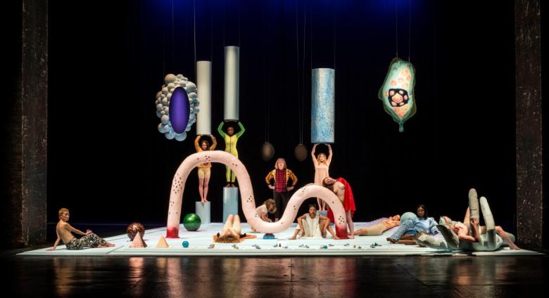 Tai Shani, installation view of DC: Semiramis, Glasgow International 2018.