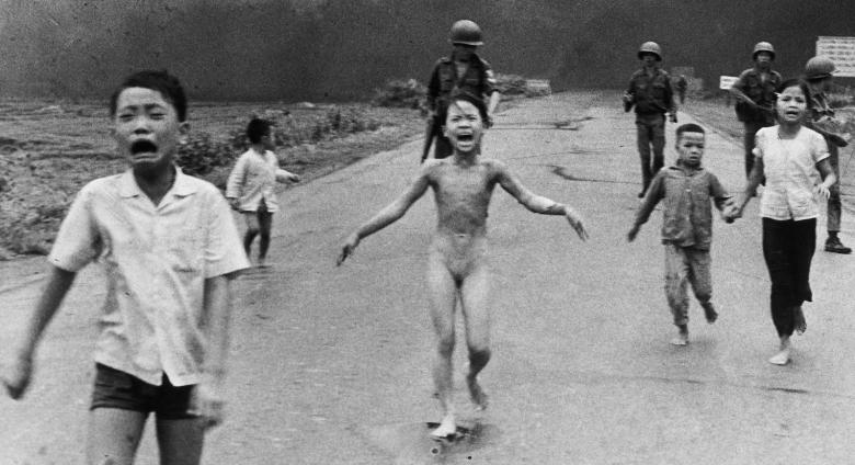 The Terror of War, 1972. This searing image had long been credited to photographer Nick Ut, but a documentary team recently questioned the attribution.