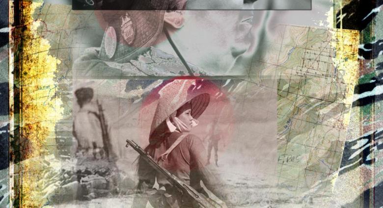 multi-layered images from vietnam war