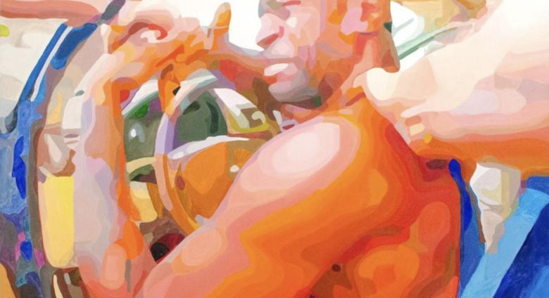 Darryl Westly, Axon Body 3 2020.5.25 (George Floyd), 2021, oil on linen, 60h x 72w inches