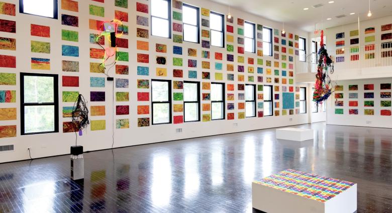 Finger Painting Room Installation Shot.