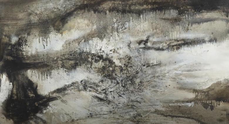 detail of zao wuo ki painting