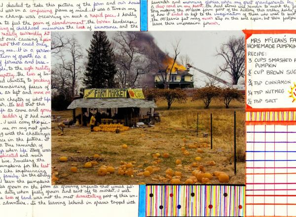 Nigel Poor and Frankie Smith. Mapping Joel Sternfeld, side B, 2011/12. Inkjet print, with ink notations. Courtesy Nigel Poor, with thanks to the Prison University Project.