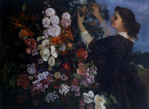 Gustave Courbet (French,1819–1877), The Trellis, 1862. Oil on canvas.