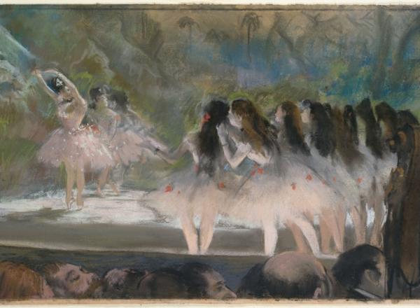 Edgar Degas, Ballet at the Paris Opéra, 1877