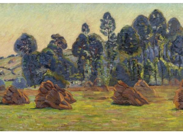 Armand Guillaumin (French,1841–1927). Breuillet, 1890, oil on canvas. The Smith-Naifeh Collection.