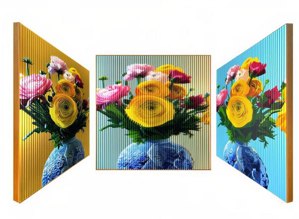 Gil Goren, Flowers of life, 2026, Acrylic paint on wood. 