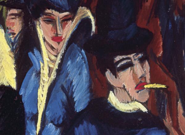 Ernst Ludwig Kirchner, Berlin Street Scene, 1913-14