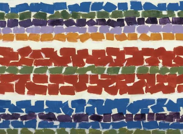 Alma Thomas painting detail