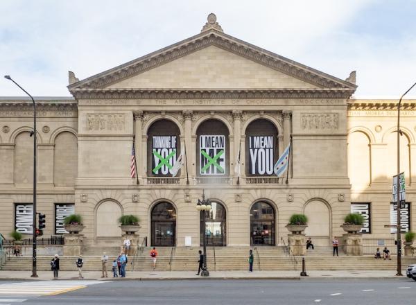 The Art Institute of Chicago as seen from Michigan Avenue, Wikimedia Commons