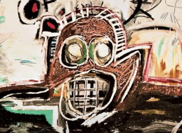 detail of figure painting 