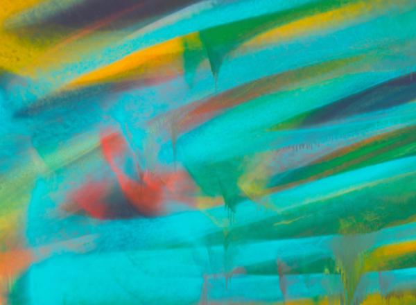 © 2022 Katharina Grosse and VG Bild-Kunst, Bonn. Courtesy of Gagosian. Photo by Jens Ziehe.