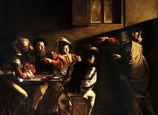 Caravaggio's The Calling of St. Matthew