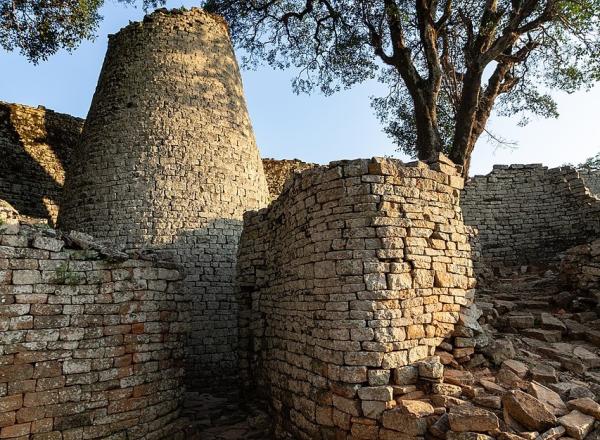 Conical Tower at Great Zimbabwe. Flickr .Photo by Andrew Moore of Johannesburg, South Africa.